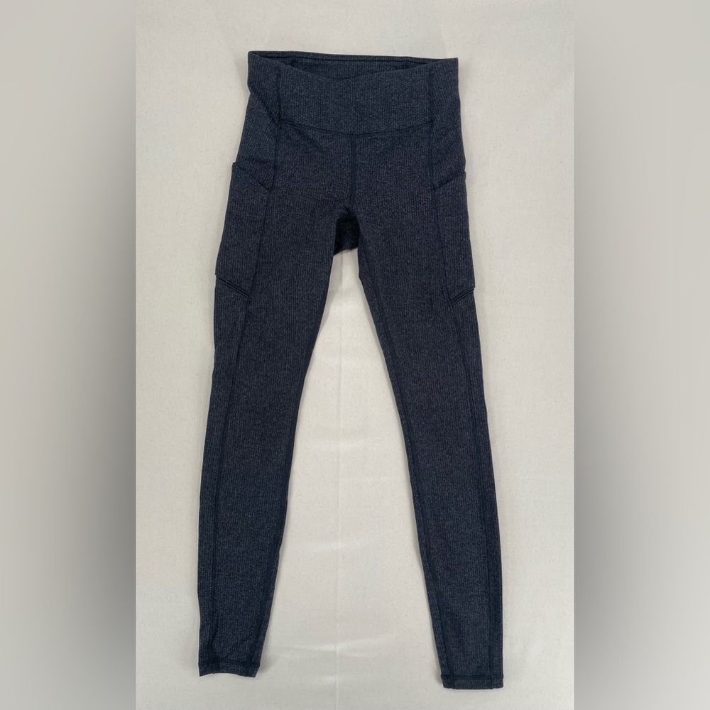 LuluLemon Gray High-Waisted Leggings